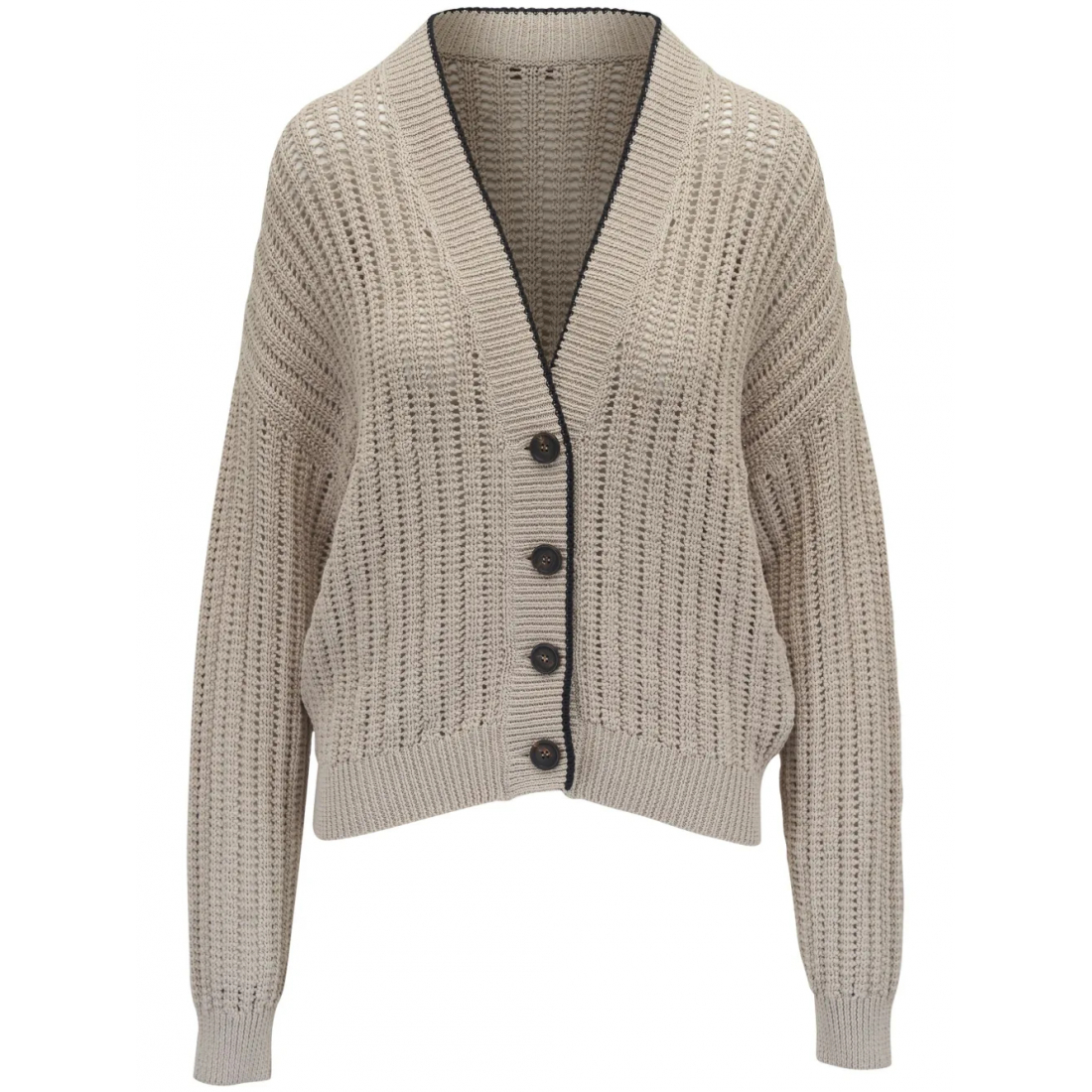 Women's 'Contrast-Trim' Cardigan