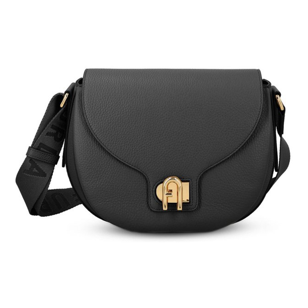 Women's 'Logo Plaque Foldover-Top' Shoulder Bag