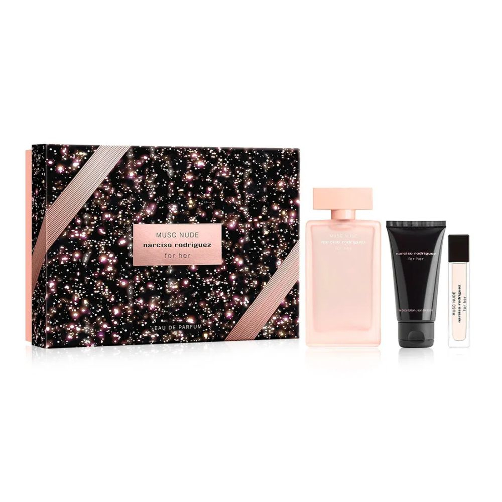 Coffret de parfum 'For Her Musc Nude' - 3 Pièces