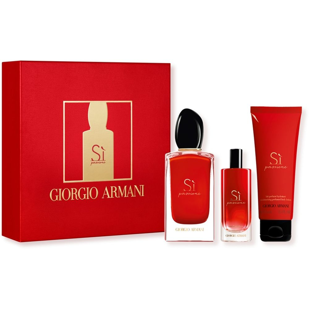Coffret de parfum 'Sì Passione' - 3 Pièces