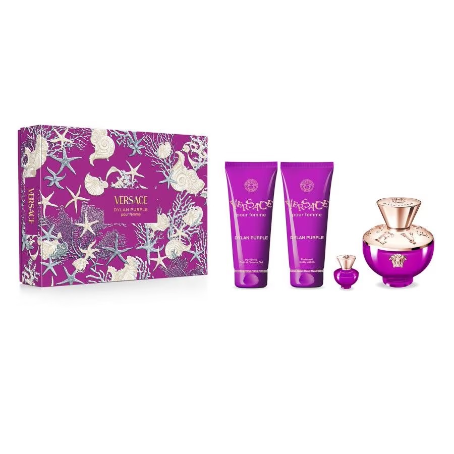Coffret de parfum 'Dylan Purple' - 4 Pièces