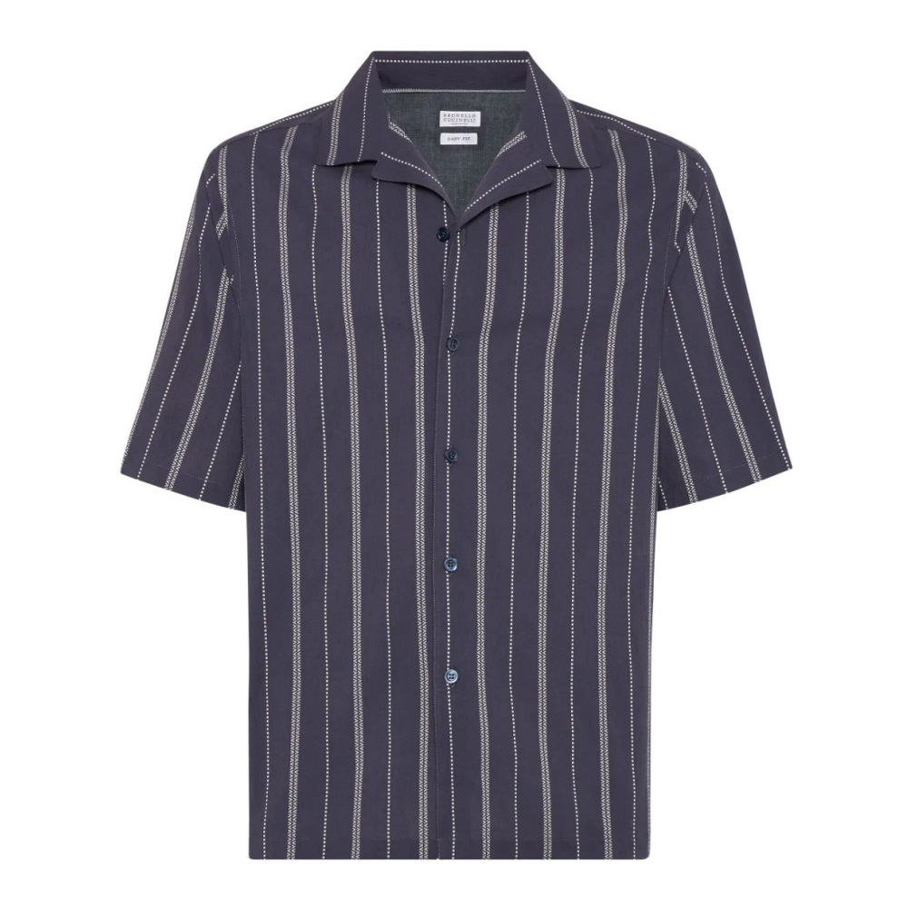 Chemise à manches courtes 'Striped' pour Hommes