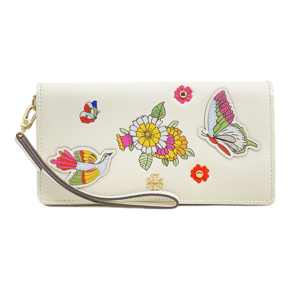 'Emerson Applique Wristlet Zip Continental' Portemonnaie für Damen