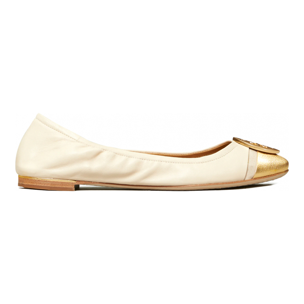 'Minnie Metallic Cap-Toe' Ballerinas für Damen