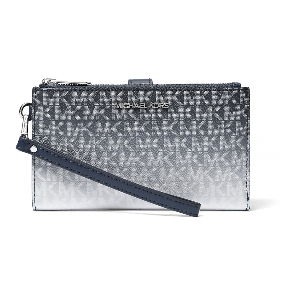 Women's 'Jet Set Large Ombré Signature Logo Wristlet' Wallet
