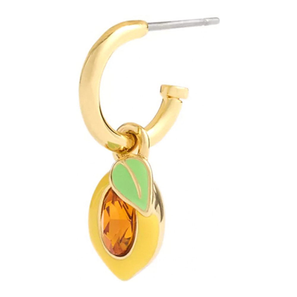 Women's 'Lemon Charm Huggie' Earrings