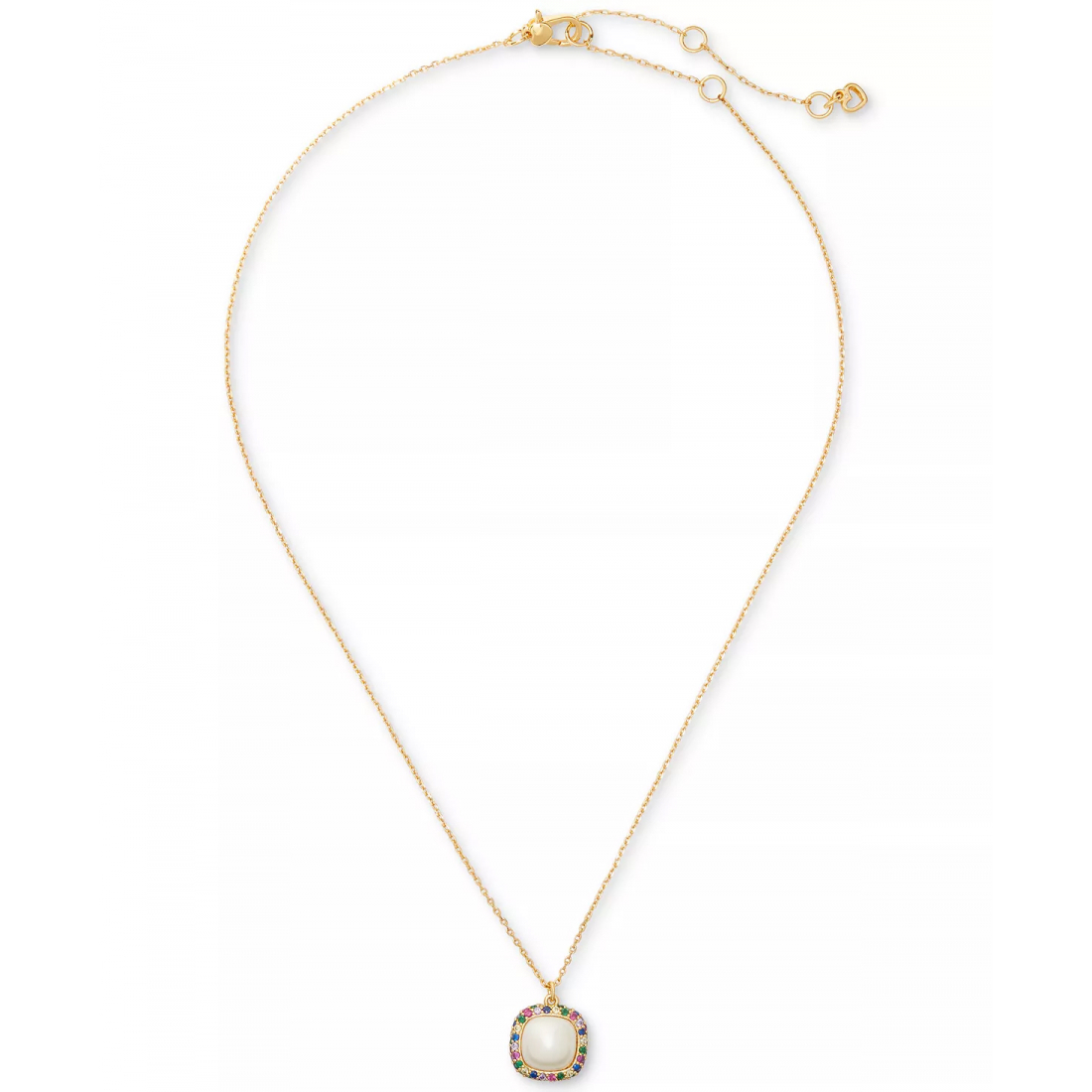 Women's 'Pavé & Imitation Pearl Mini' Necklace