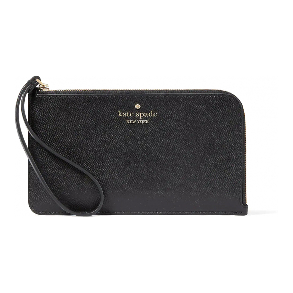 Women's 'Lucy Saffiano Medium L-zip' Pouch