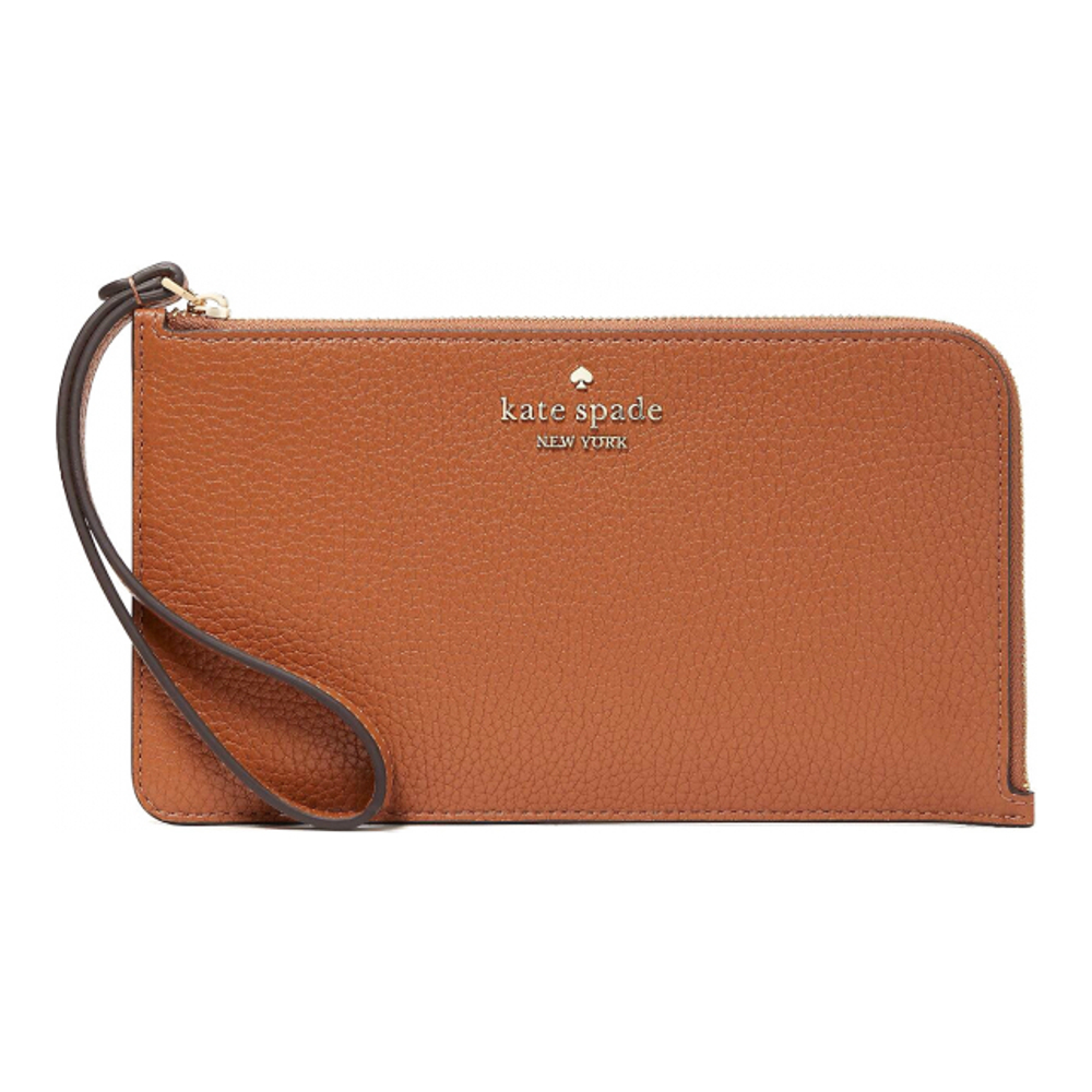 Women's 'Lucy Pebbled Medium L-Zip' Pouch