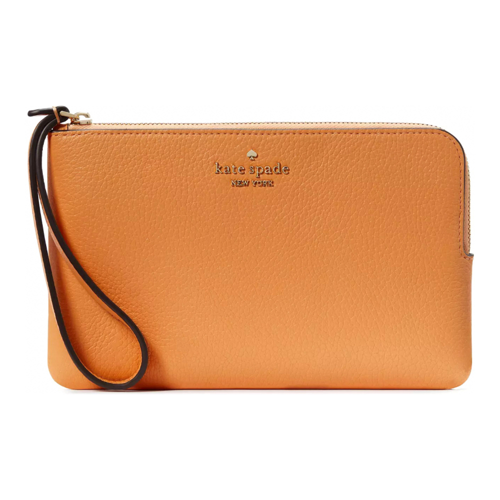 Women's 'Leila Medium Pebbled L-Zip' Pouch