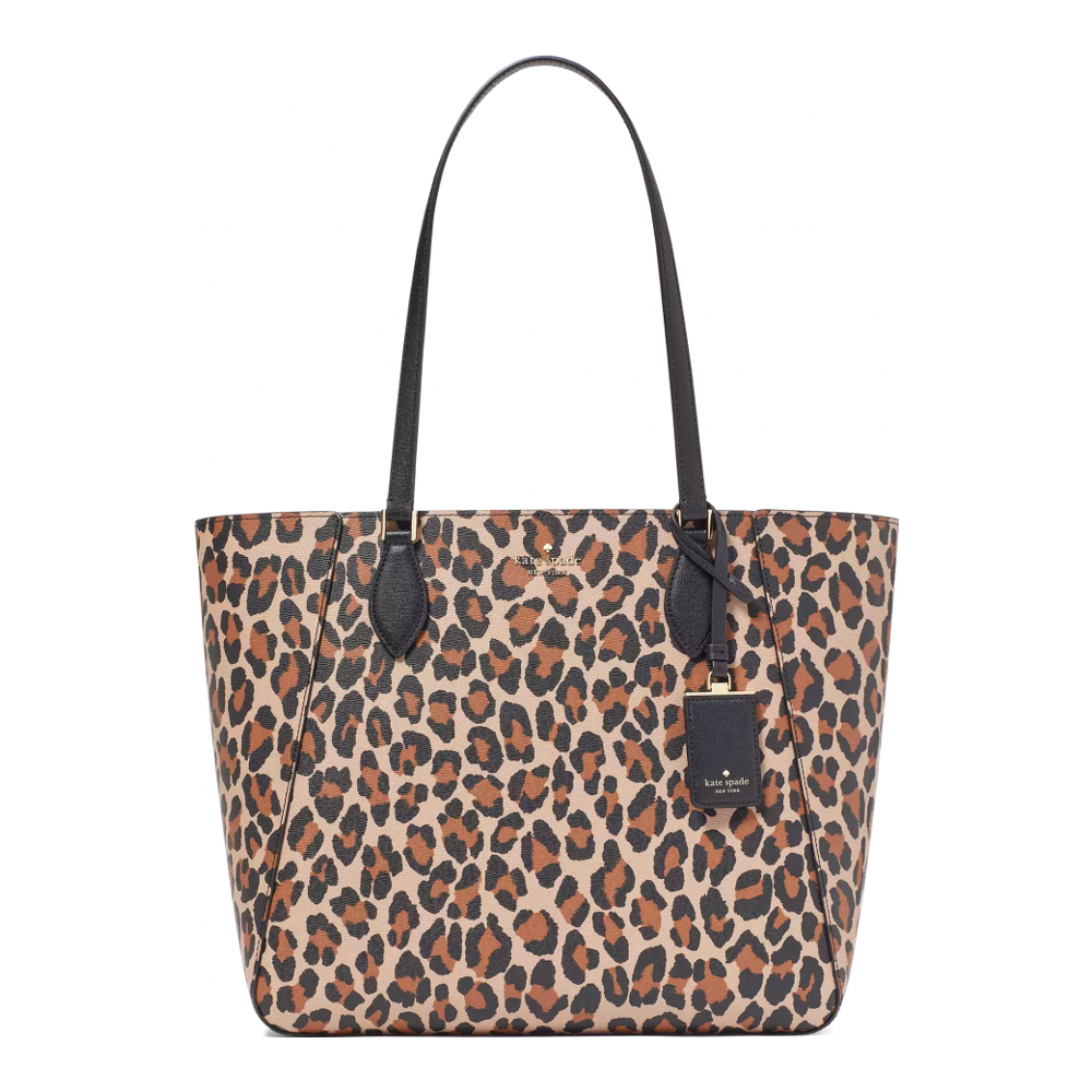 Women's 'Poppy Spotted Leopard' Tote Bag