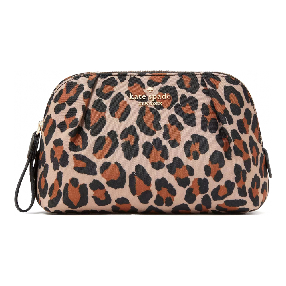Women's 'Chelsea Spotted Leopard' Toiletry Bag
