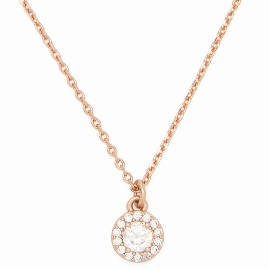 Women's 'You're A Gem Pave Halo' Necklace