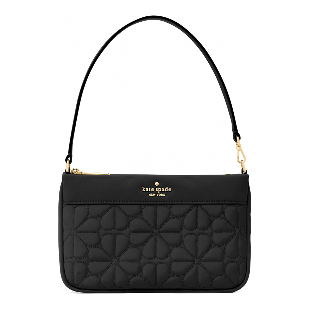 Women's 'Spade Flower Quilted Fabric Small Convertible' Shoulder Bag