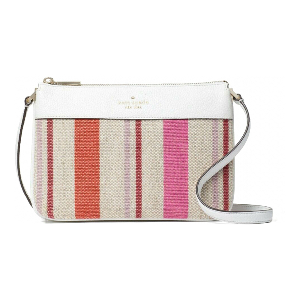 Women's 'Leila Striped Triple Gusset' Crossbody Bag