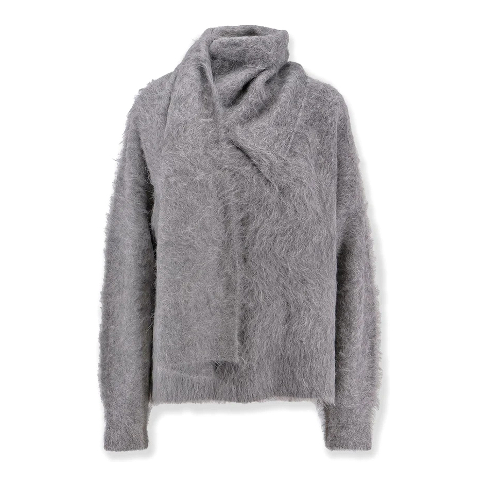 Pull 'Draped-Scarf' pour Femmes