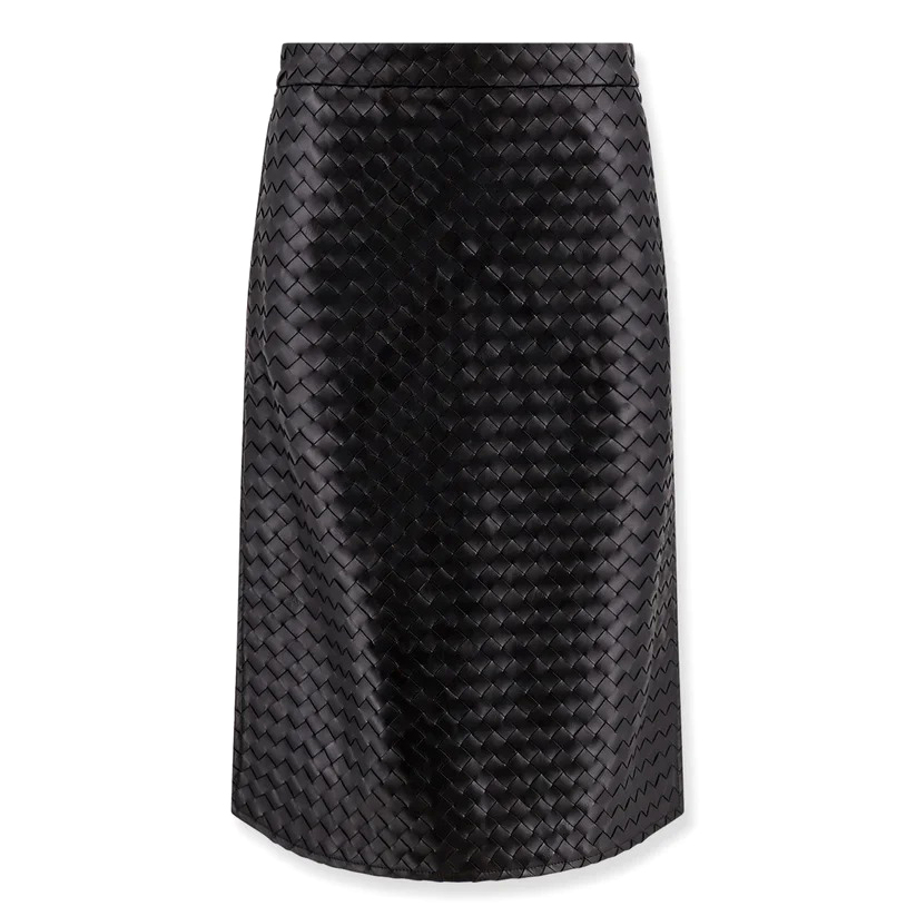 Jupe Midi 'Intrecciato Motif' pour Femmes