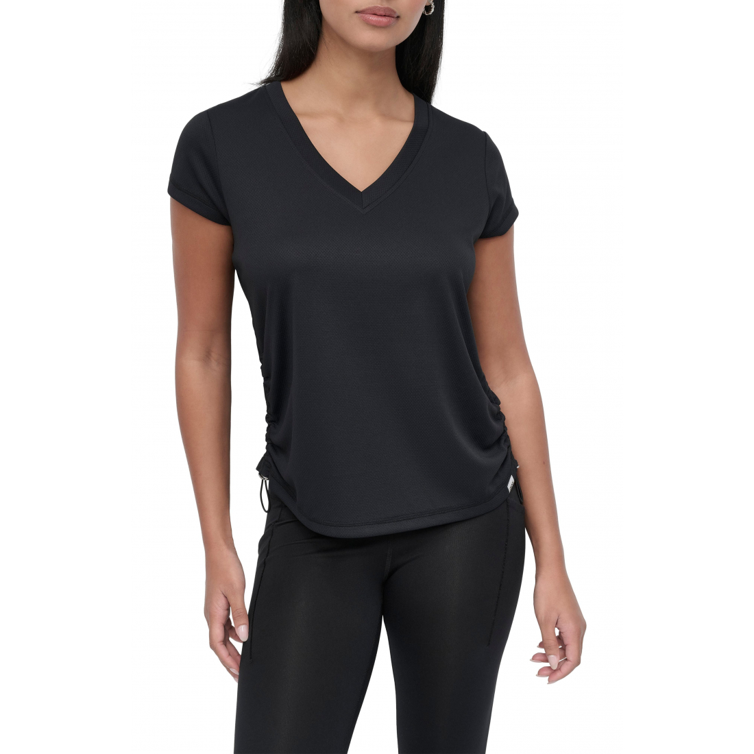 Women's 'Side Ruched Tech' T-Shirt