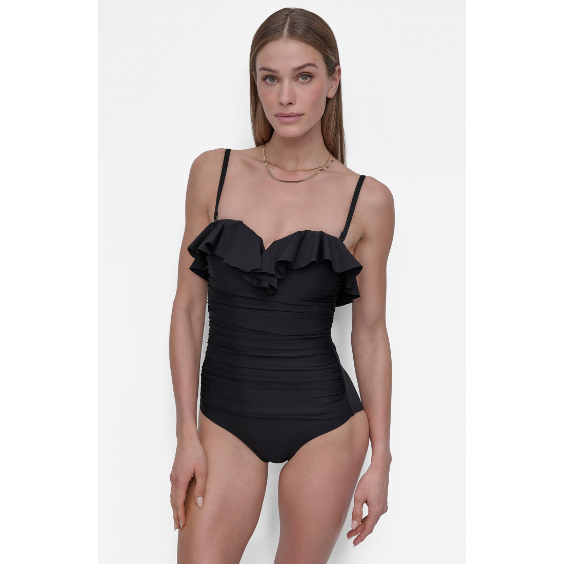 Maillot de bain 'Ruffled Bandeau One-Piece' pour Femmes
