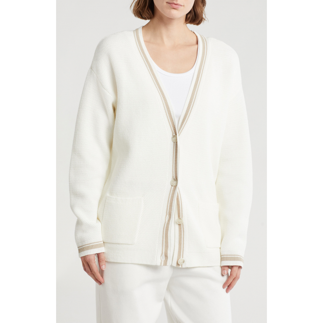 Women's 'Logo Patch Court' Cardigan
