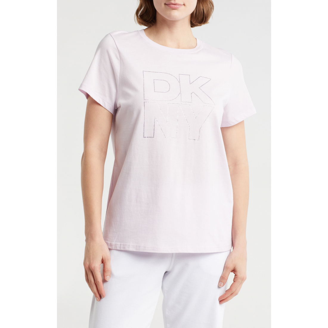 Women's 'Stacked Rhinestone Logo' T-Shirt