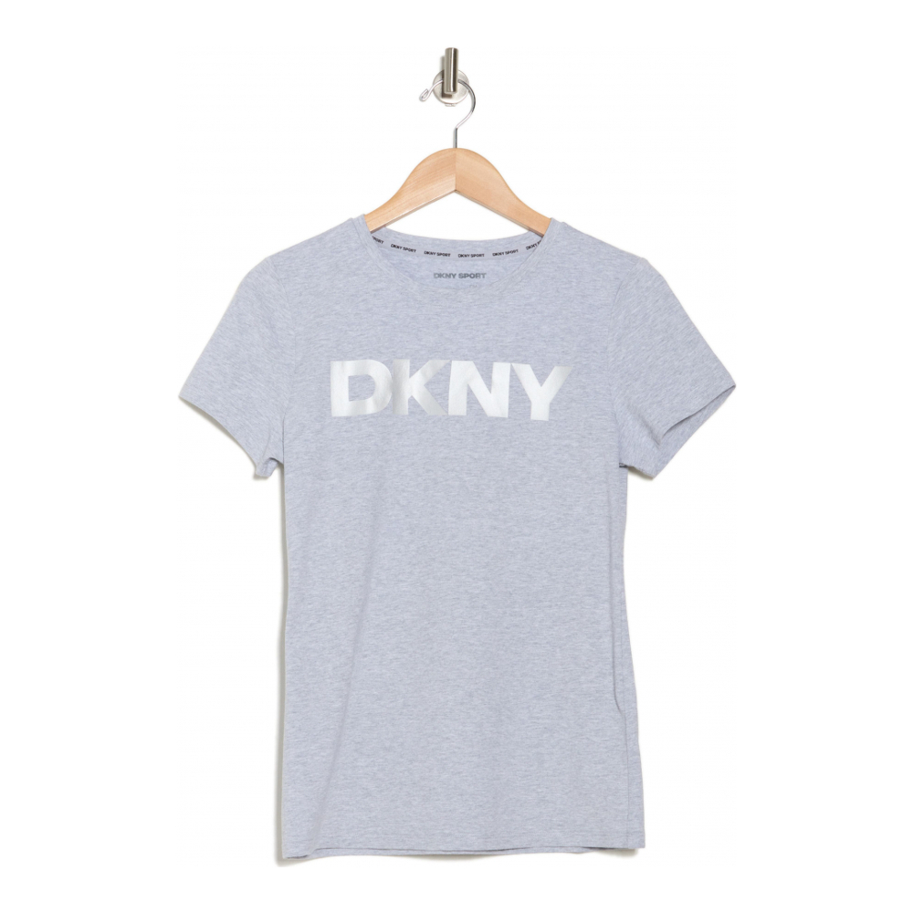 Women's 'Exploded Foil Logo Stretch Cotton Graphic' T-Shirt