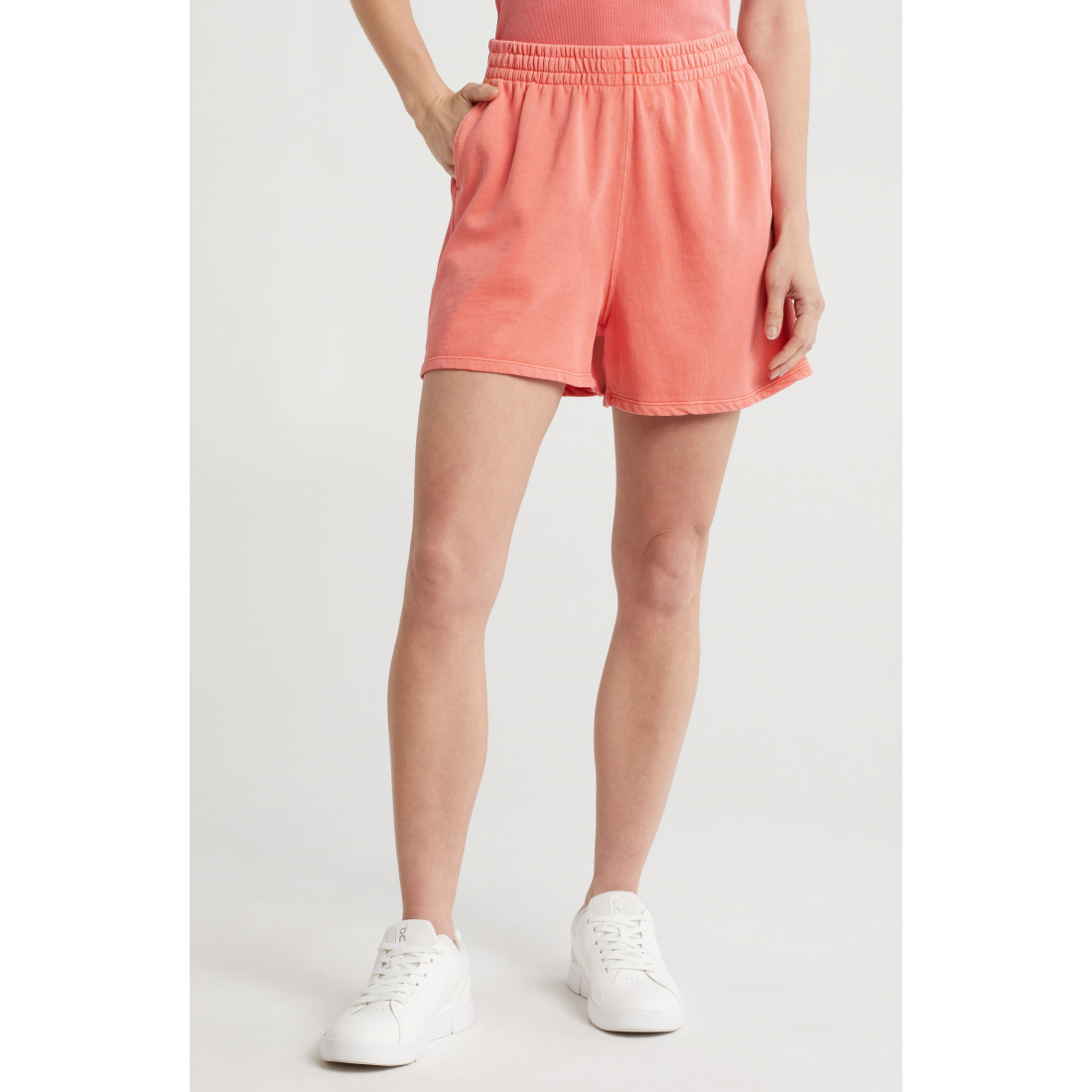 Short 'Rib Mix Cotton' pour Femmes