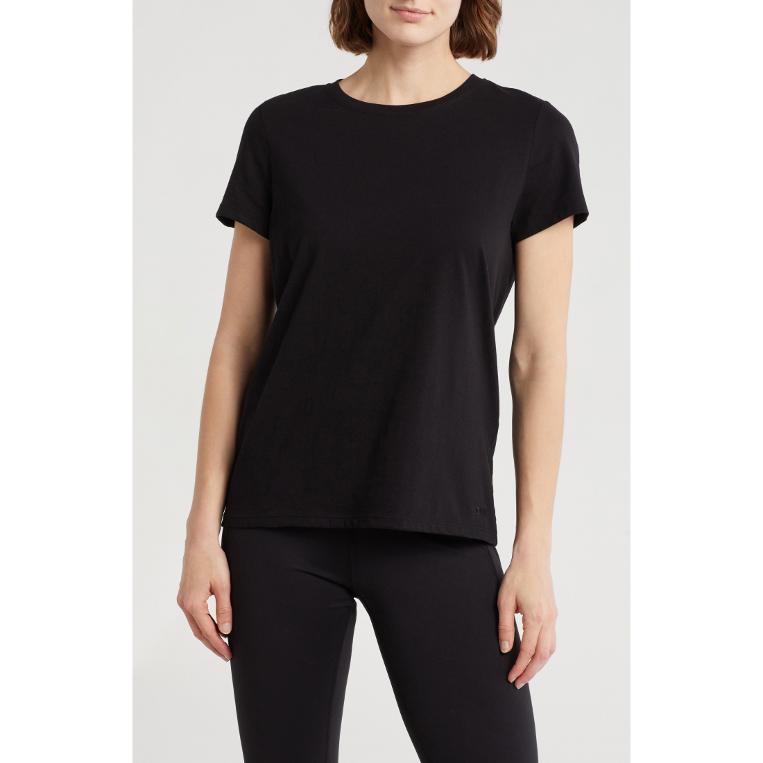 Women's 'Embroidered Logo Crew' T-Shirt