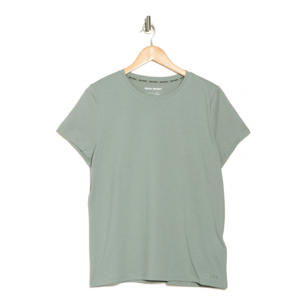 Women's 'Embroidered Logo Crew' T-Shirt