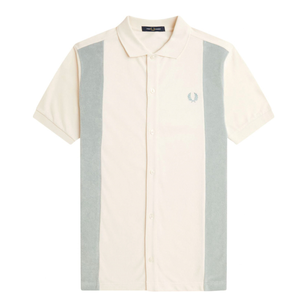 Polo 'Towelling Panel' pour Hommes