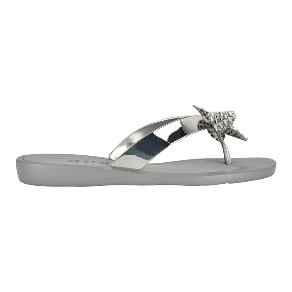 Women's 'Tata EVA Sparkle Bow' Flip Flops