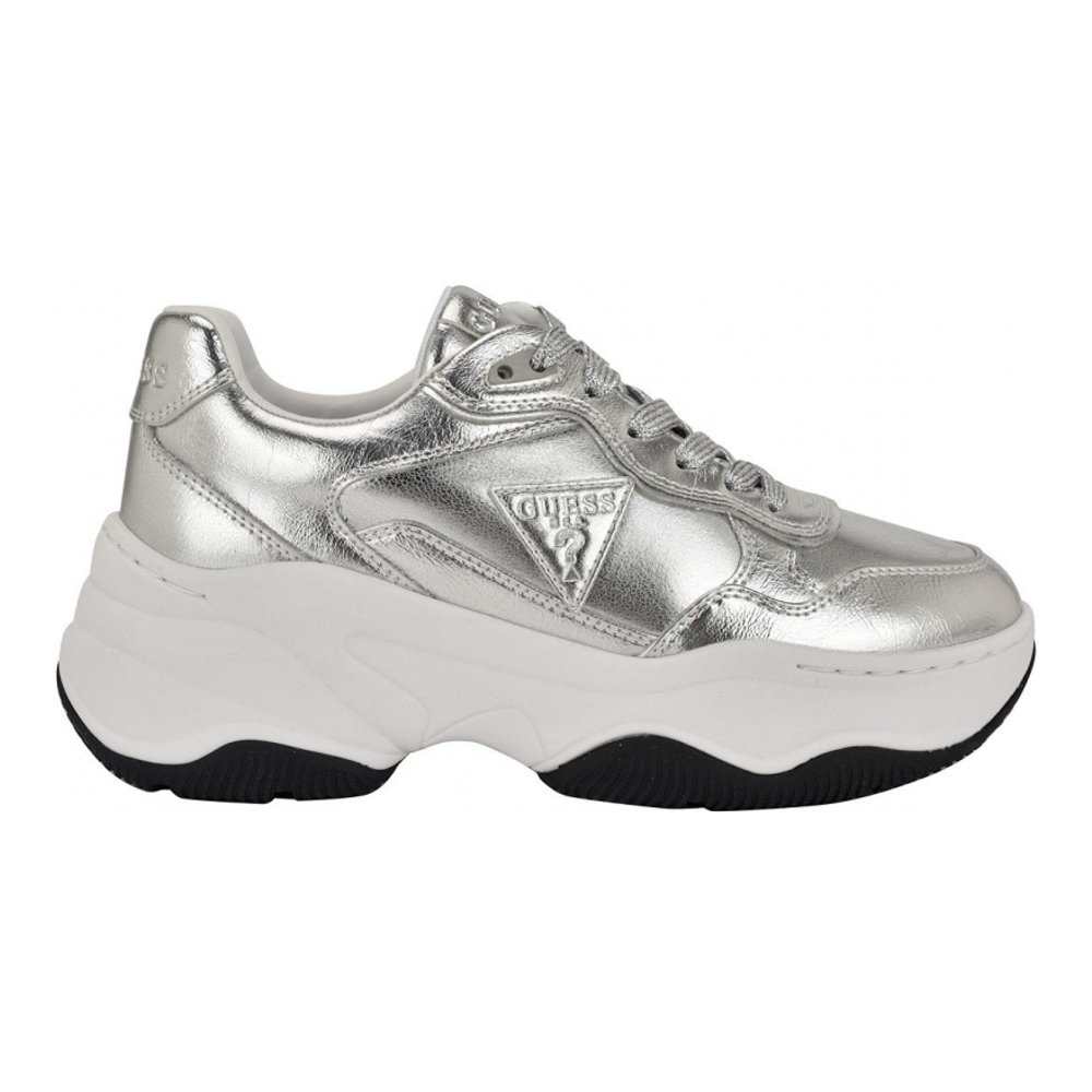 Women's 'Happy Lace Up Chunky Outsole Retro Jogger Sneakers' Sneakers