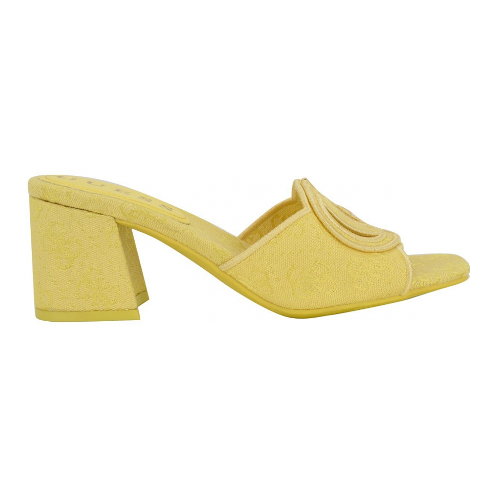 Women's 'Galsee Quattro-G Cutout Slide Block Heel Dress' High Heel Sandals