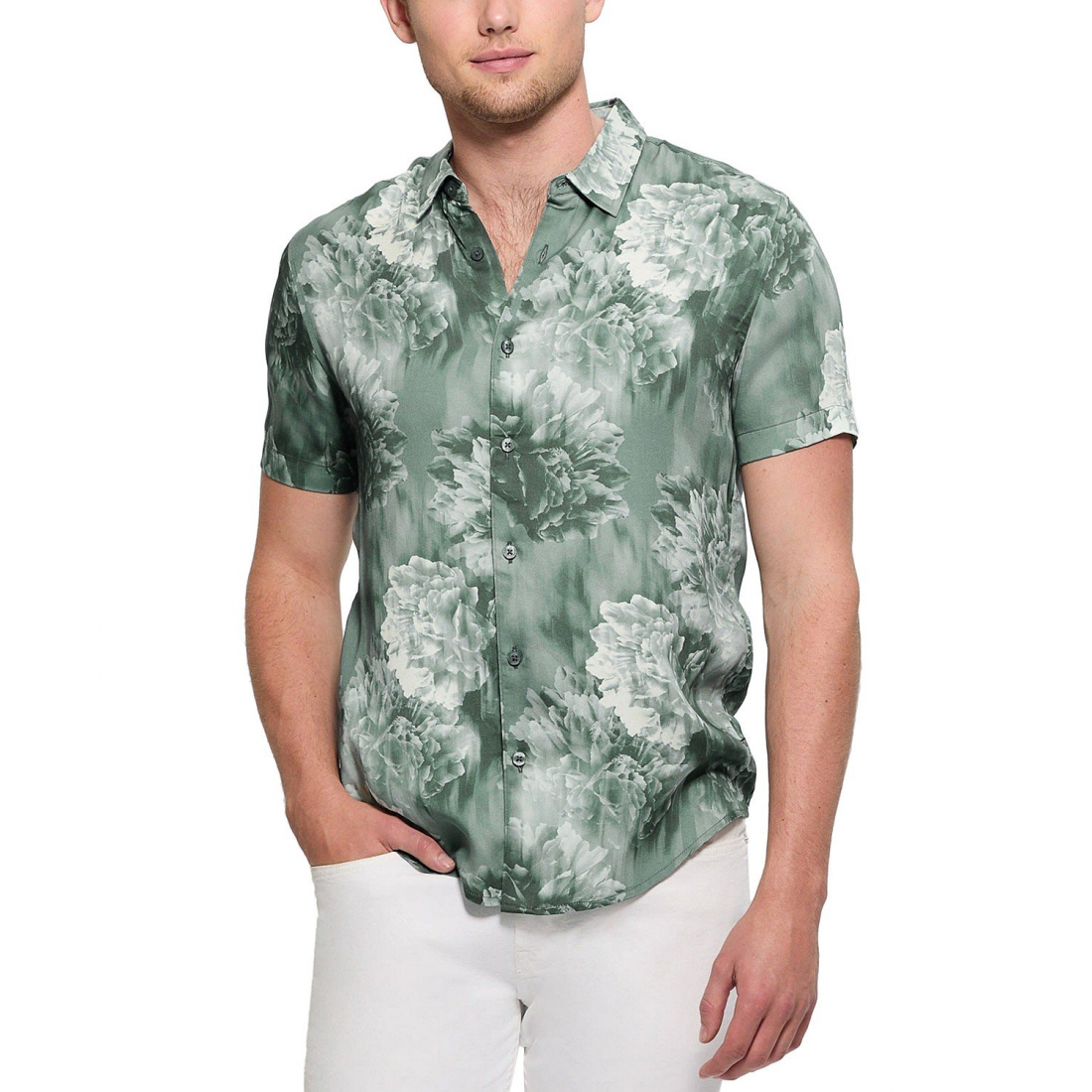 Men's 'Wayco Floral-Print' Short sleeve shirt