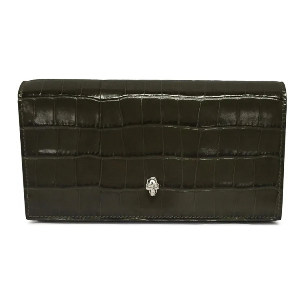 Women's 'Crocodile-Embossed' Wallet