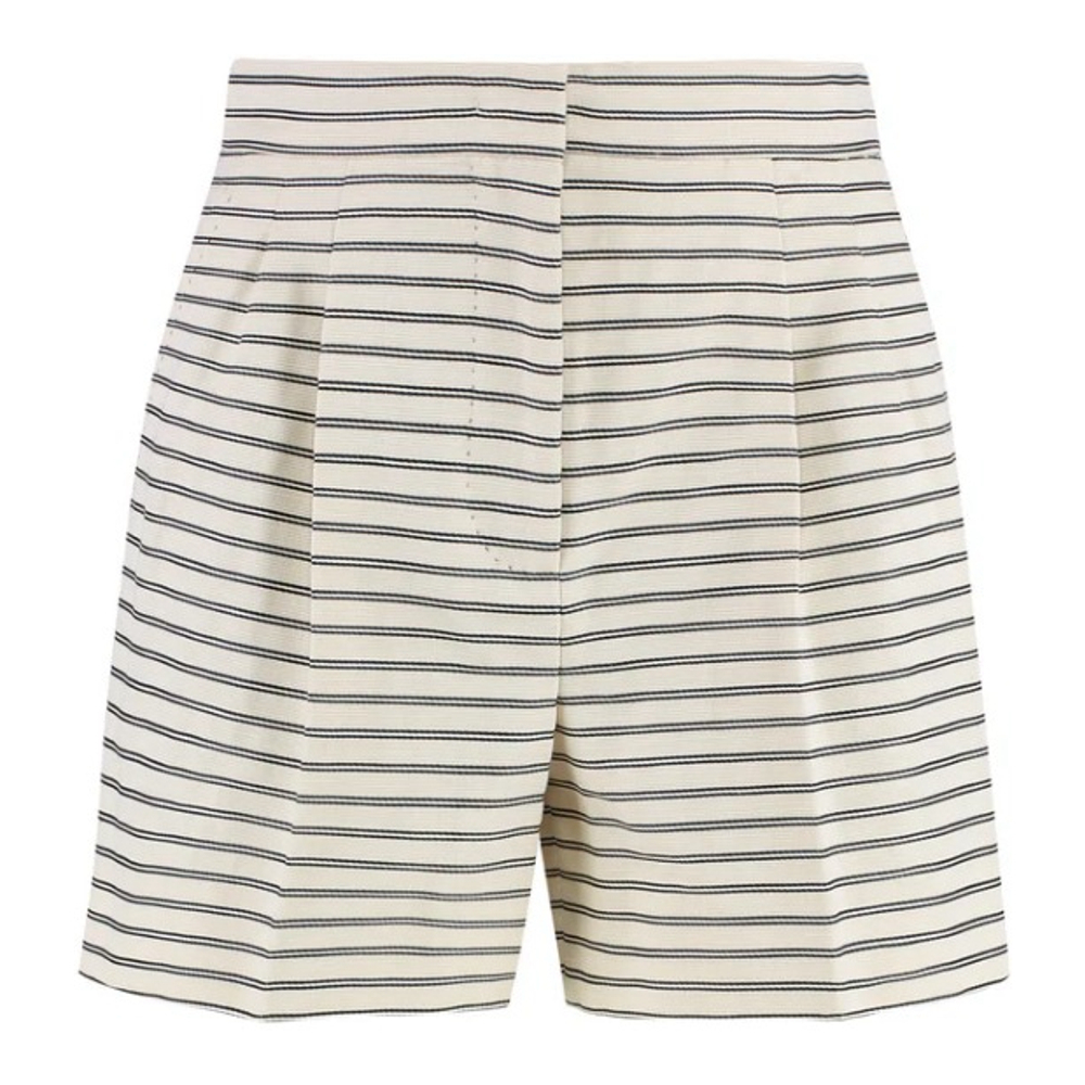 Women's 'Striped Ottoman' Bermuda Shorts