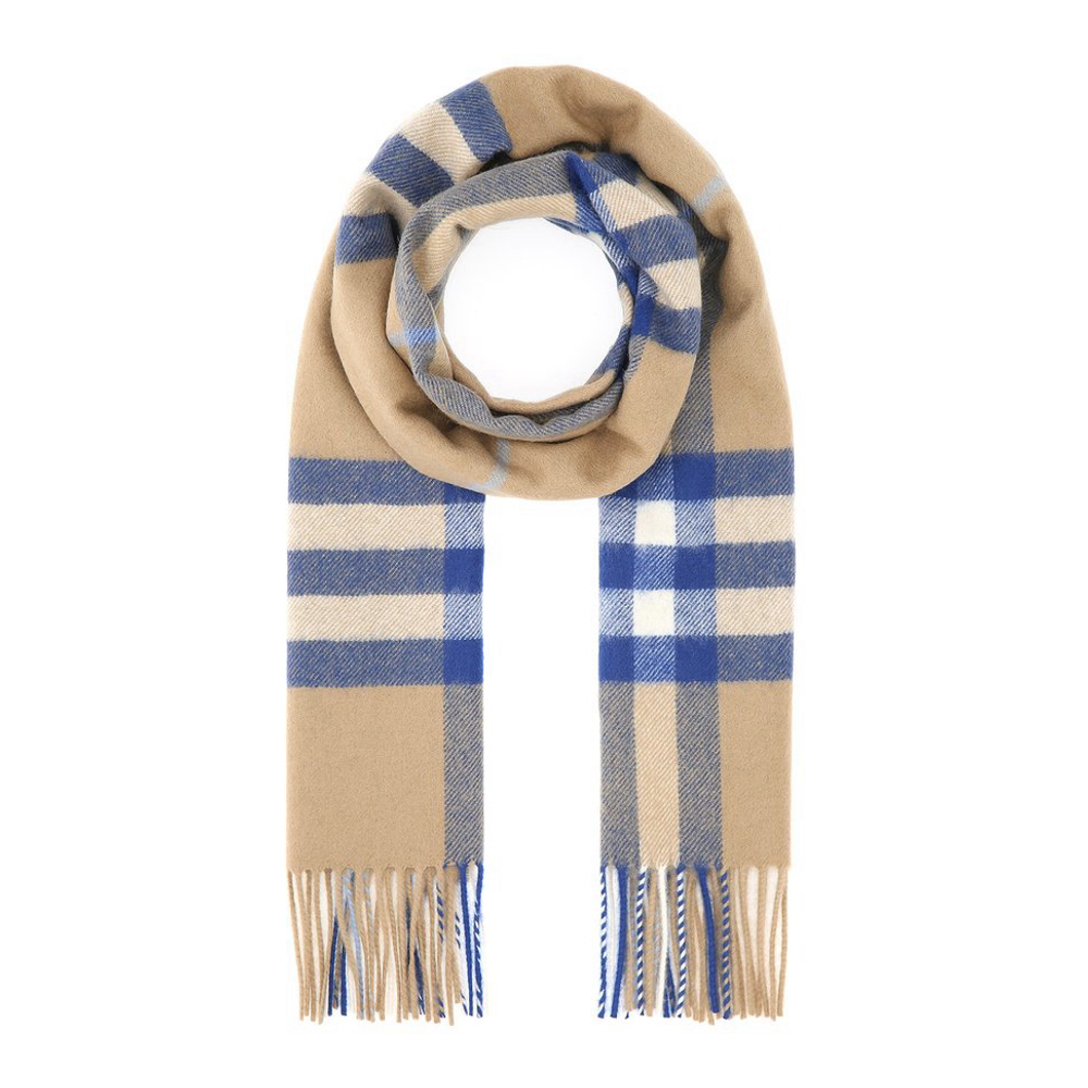 Écharpe en laine 'Classic Check' pour Femmes