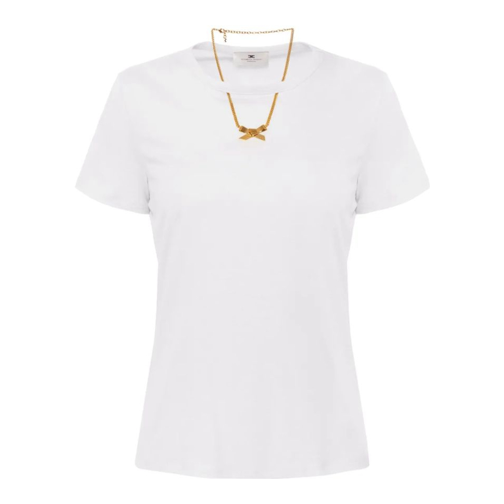 T-shirt 'Necklace-Detail' pour Femmes