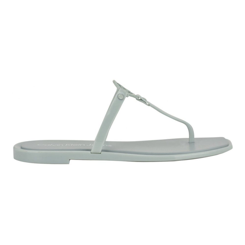 Sandales à brides 'Edhen Logo T-Strap Flat Jelly' pour Femmes