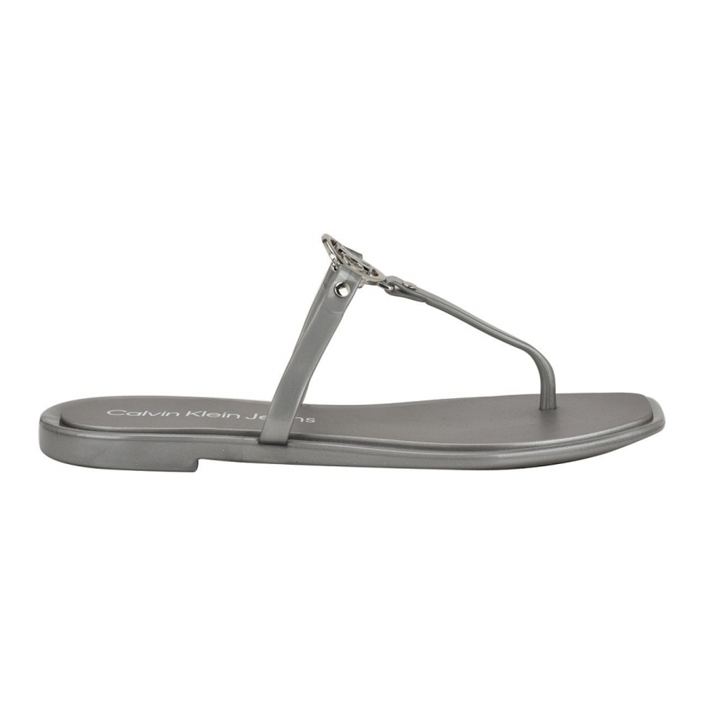 Sandales à brides 'Edhen Logo T-Strap Flat Jelly' pour Femmes