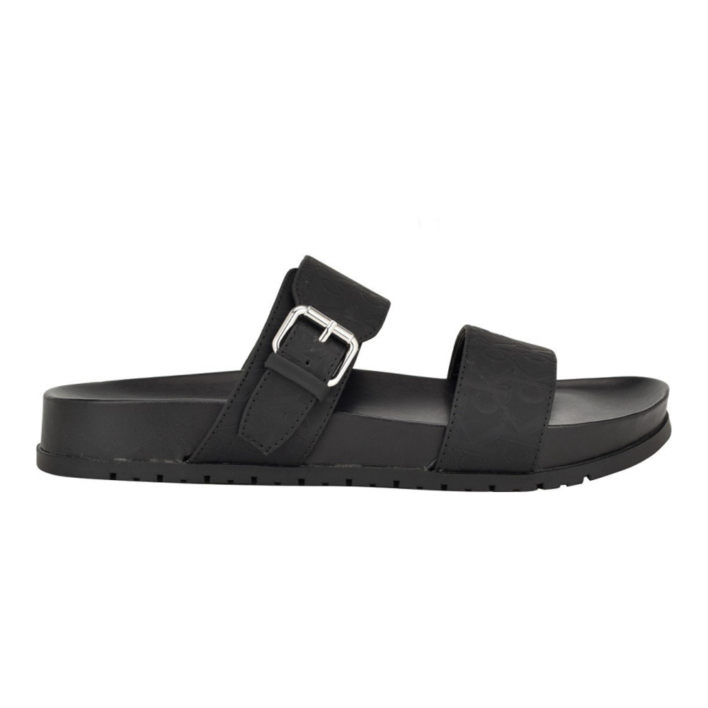Femmes's 'Landesa Double Band Flat Slip-On' Sandales 