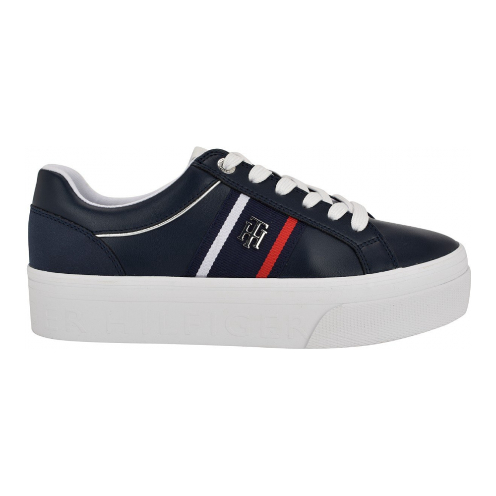 'Badria Logo Lace-Up Plaftorm Sneakers' pour Femmes