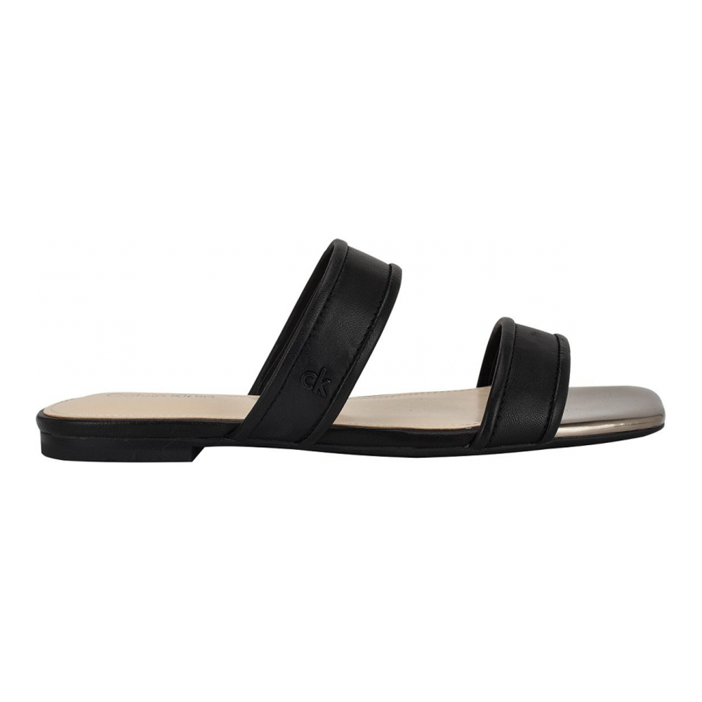 Sandales plates 'Felisa Double Band Slip-On' pour Femmes