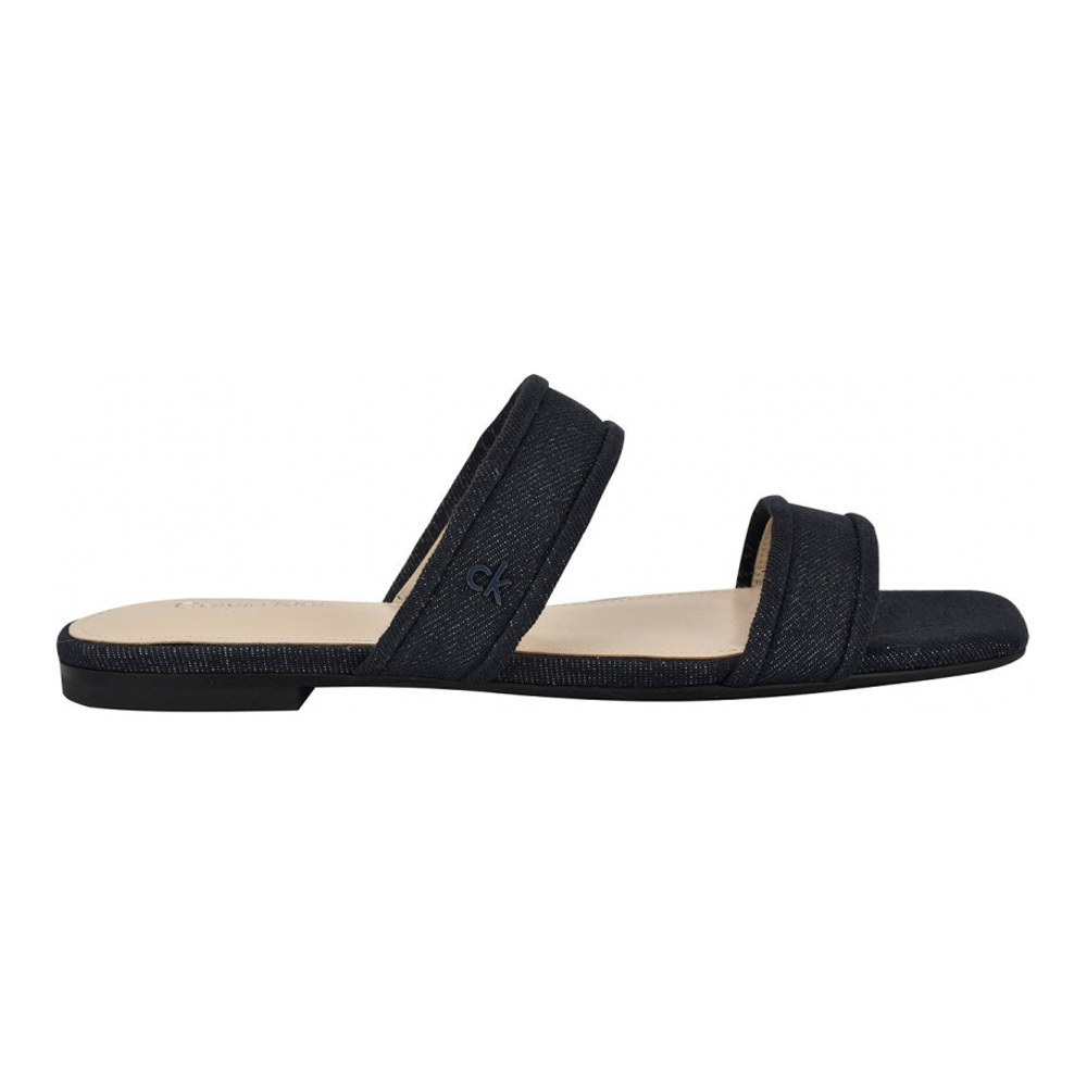 Sandales plates 'Felisa Double Band Slip-On' pour Femmes