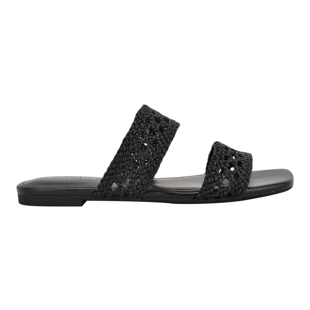 Femmes's 'Florency Woven Slip-On' Sandales plates