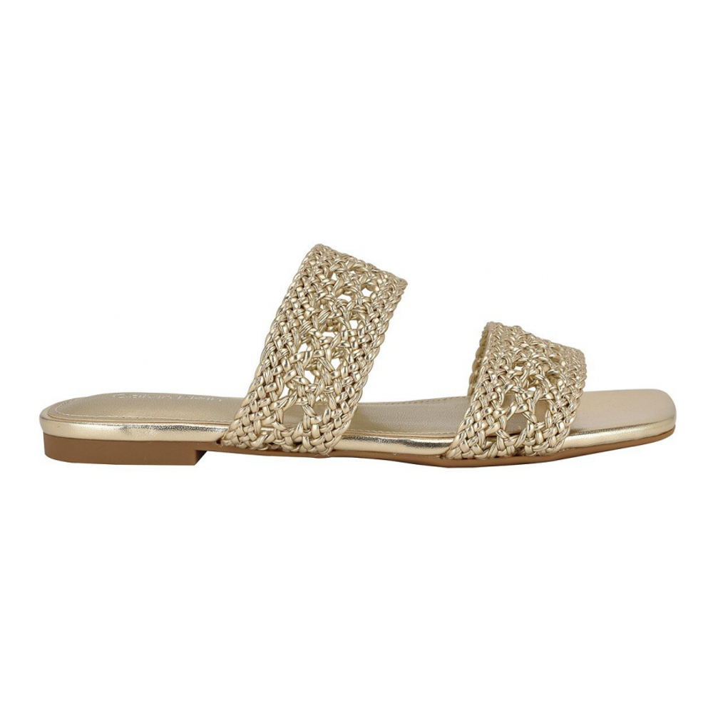 Sandales plates 'Florency Woven Slip-On' pour Femmes
