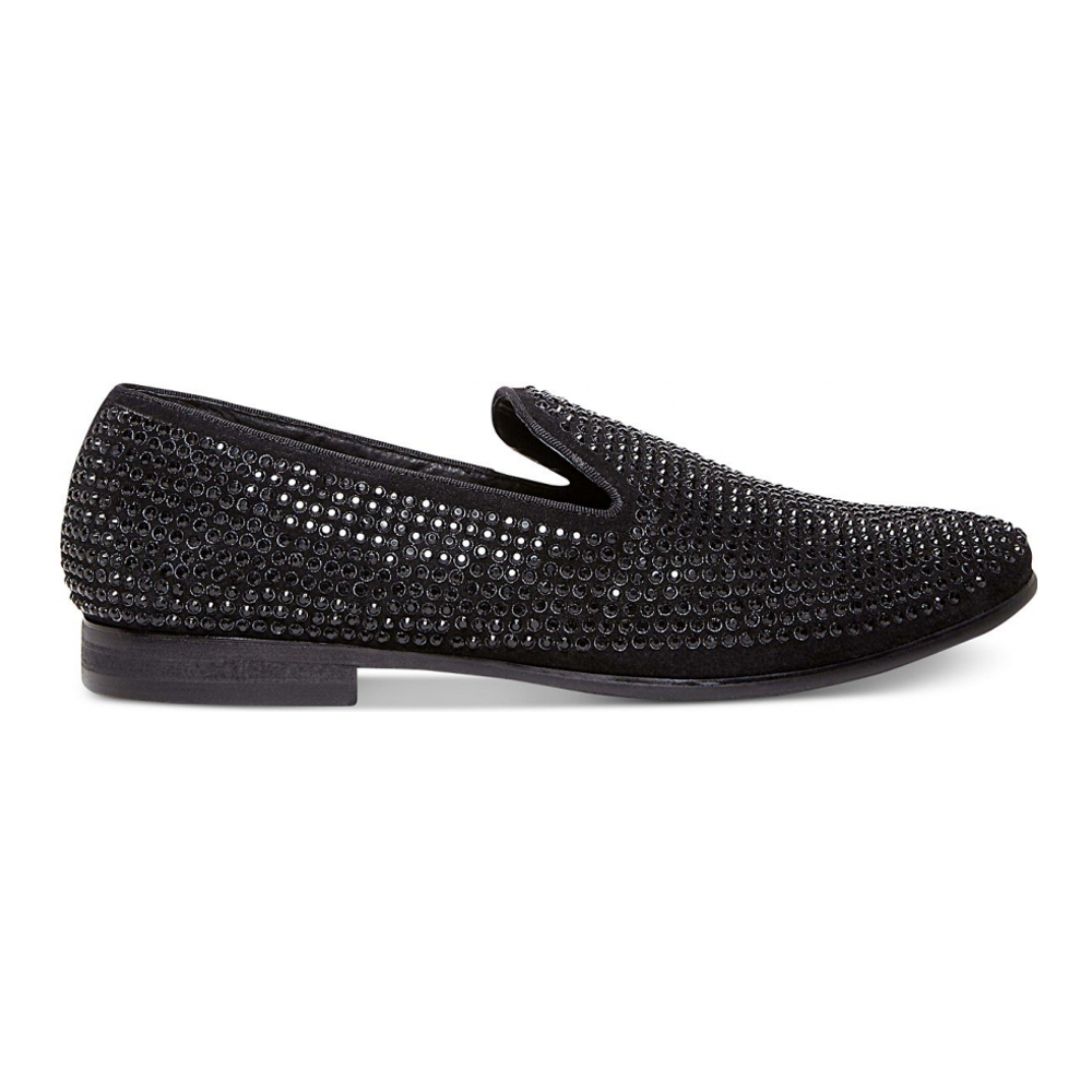 Men's 'Caviar Rhinestone Smoking Slipper'