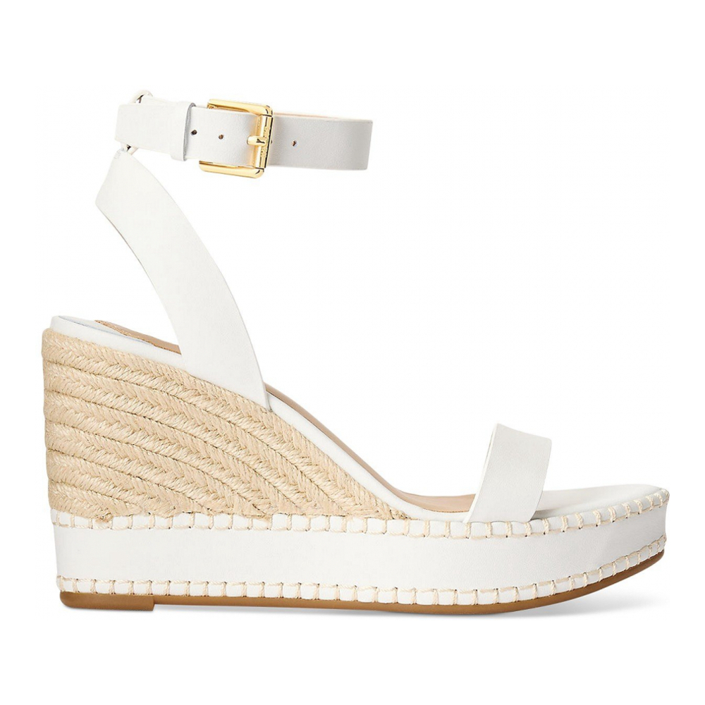 'Hilarie Ankle-Strap Espadrille Platform Wedge Sandals' pour Femmes