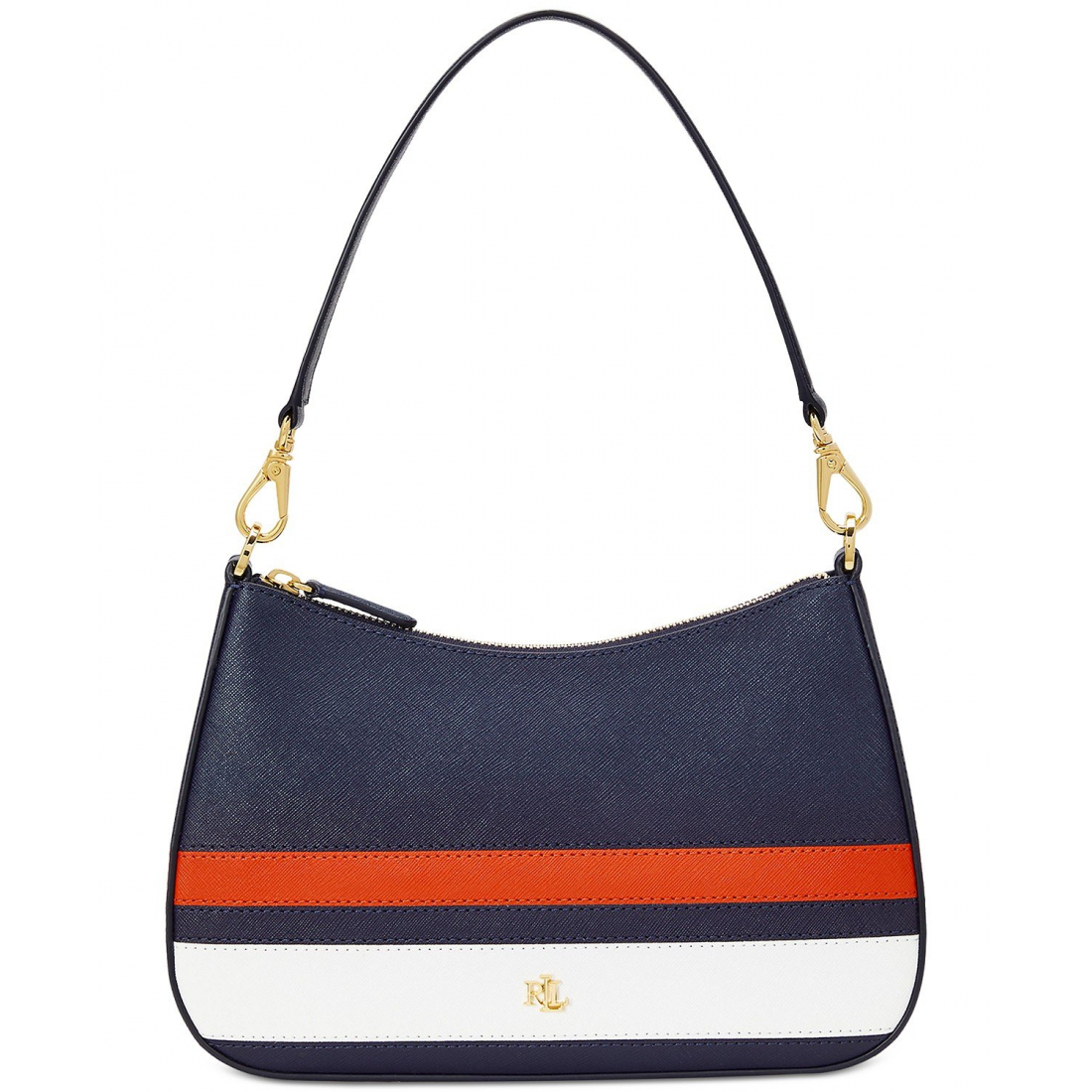 'Striped Leather Danni Bag' pour Femmes