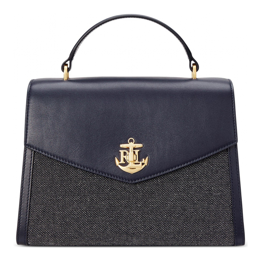 'Farrah Canvas and Leather Small Satchel' pour Femmes